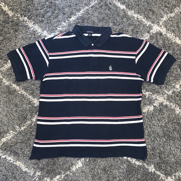 Nautica Other - Vintage Nautica striped boat polo shirt
